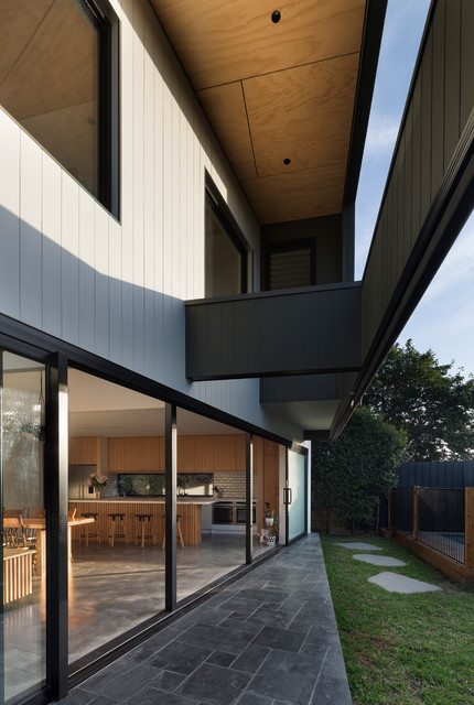 West Wing House contemporary-exterior
