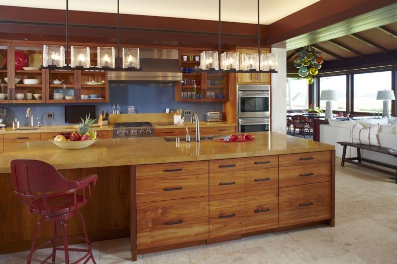 Design ideas for a beach style kitchen in Hawaii.