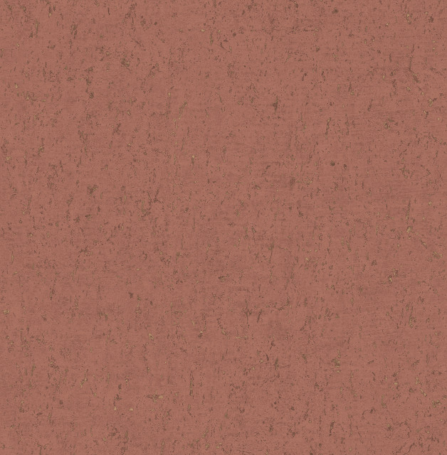 Callie Raspberry Concrete Wallpaper, Swatch - Contemporary - Wallpaper