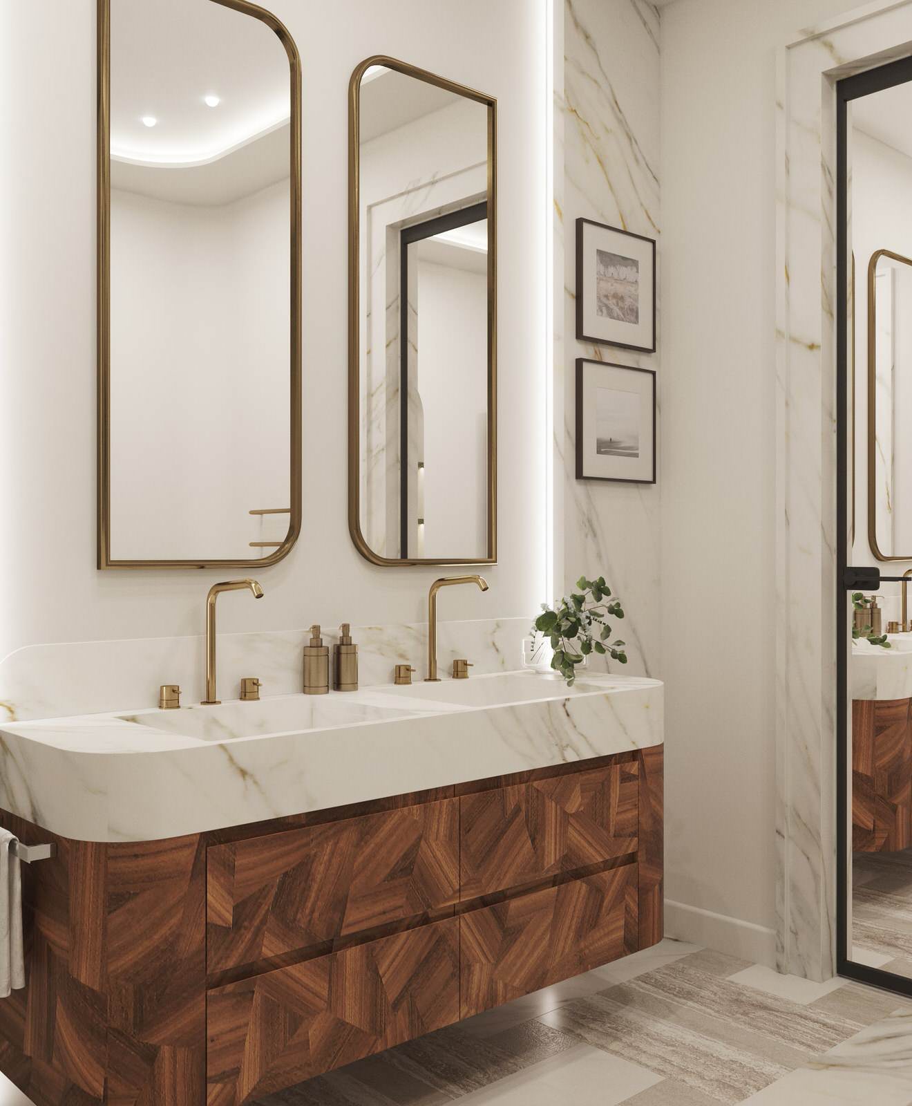 Дизайн-проект квартиры 200м², ЖК Neva Haus