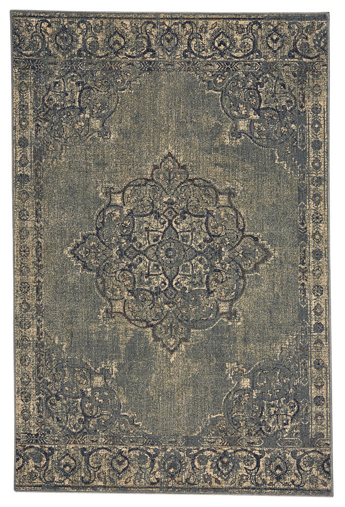 Capel Cedar Creek-Kirman 4832-220 Rug, Pistachio, 2'7"x4'7"