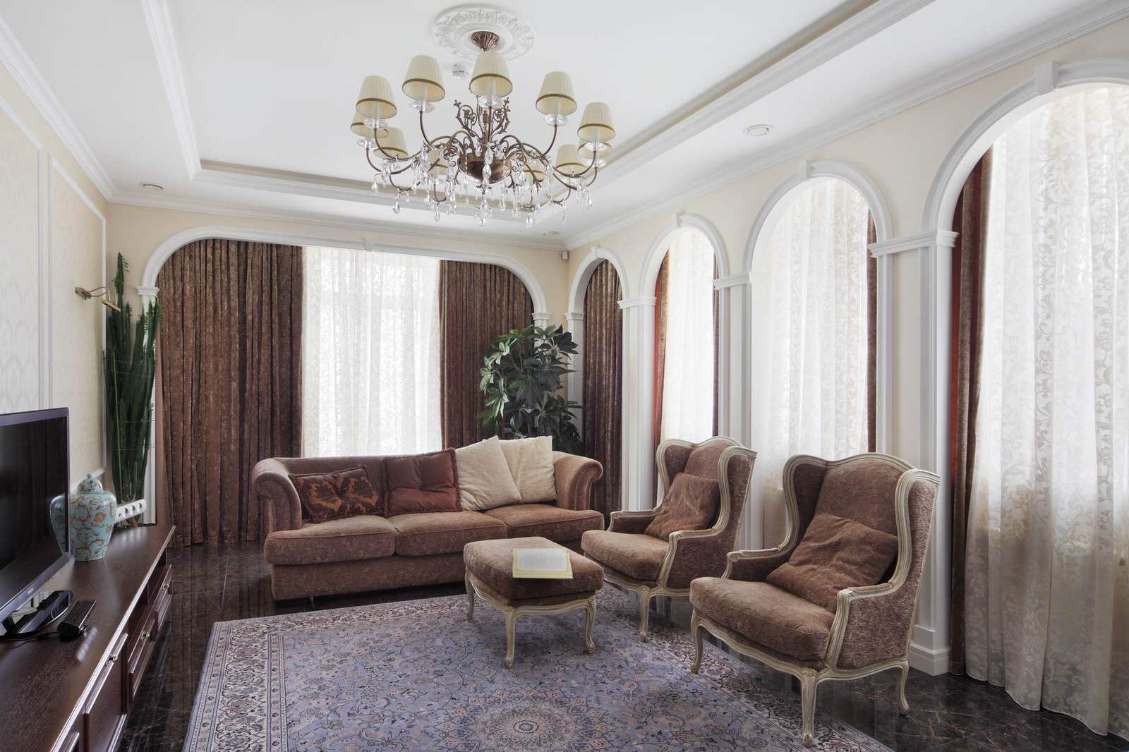 Интерьер коттеджа в поселке Палникс