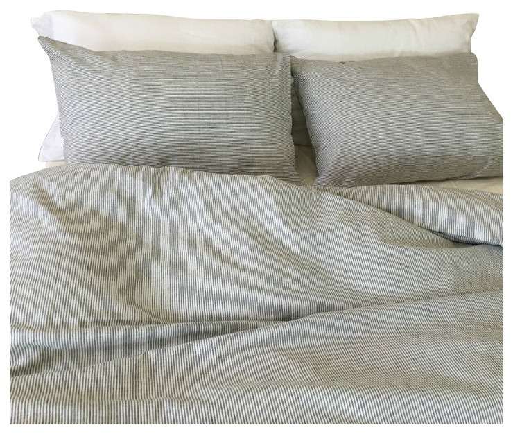 Black And White Ticking Striped Duvet Cover Set Handmade Linen Farmhouse Covers Sets By Superiorlinenshandmade - Black And Ivory Ticking Bedding Black And White Ticking Striped Duvet Cover Set Handmade Linen Farmhouse Covers Sets By Superiorlinenshandmade - Black And Ivory Ticking Bedding