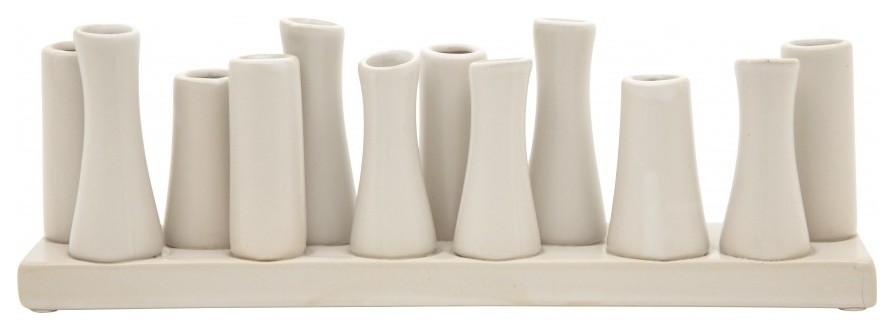 Ceramic 12-bud Vase