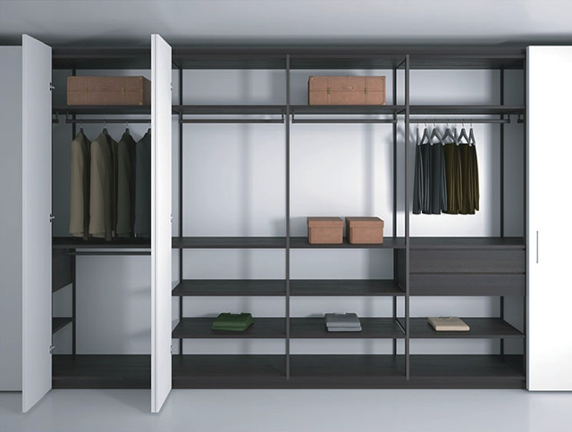 Shelving System Modern Wardrobe New York By Aff Usa Inc