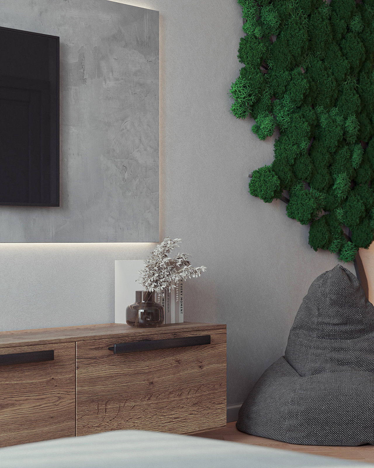 Квартира для одинокого мужчины в стиле лофт