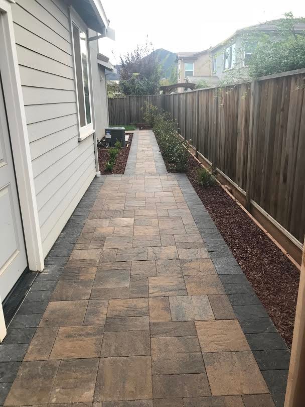Backyard Patio with Pergola