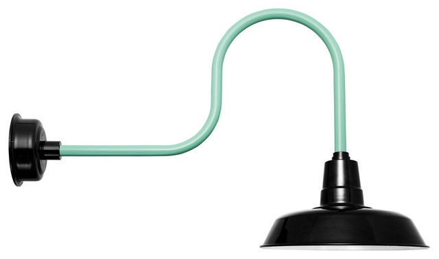 Oldage Industrial LED Barn Light - Contemporary - Outdoor Wall Lights And Sconces - by Cocoweb Inc.