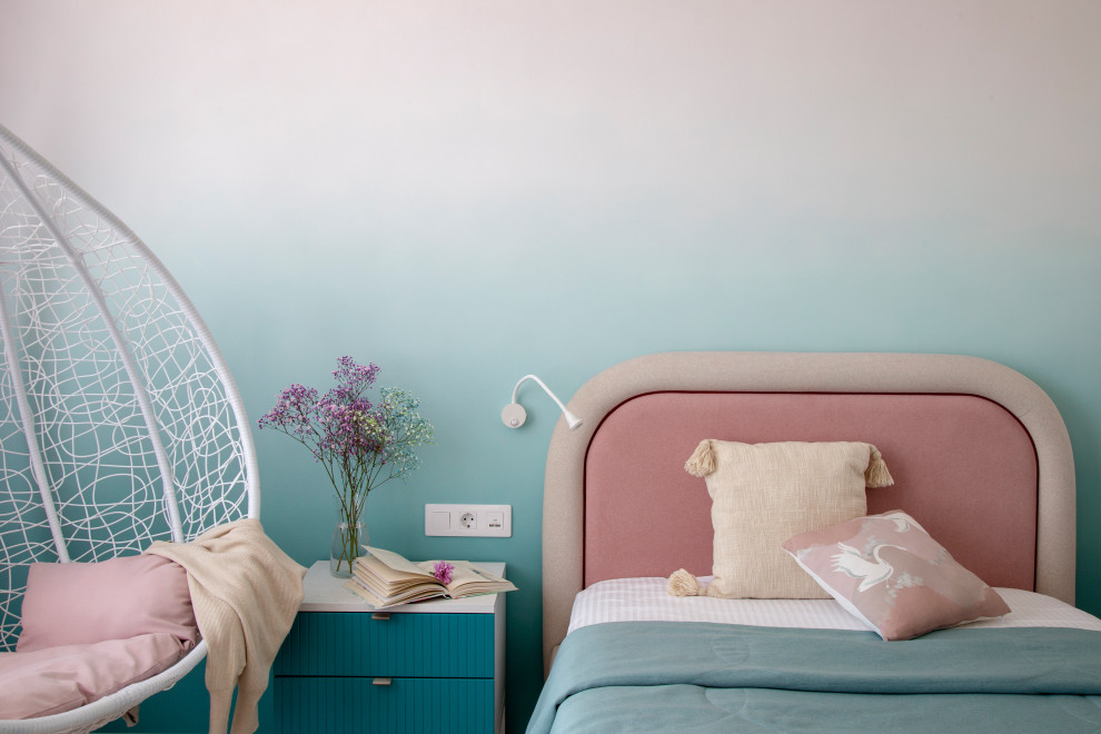 Проект 3-х комнатной квартиры "Лесная Рапсодия". Детская.