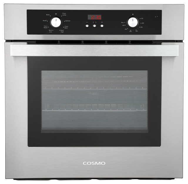 24 in. Electric Wall Oven with 8 Functions, Turbo True European