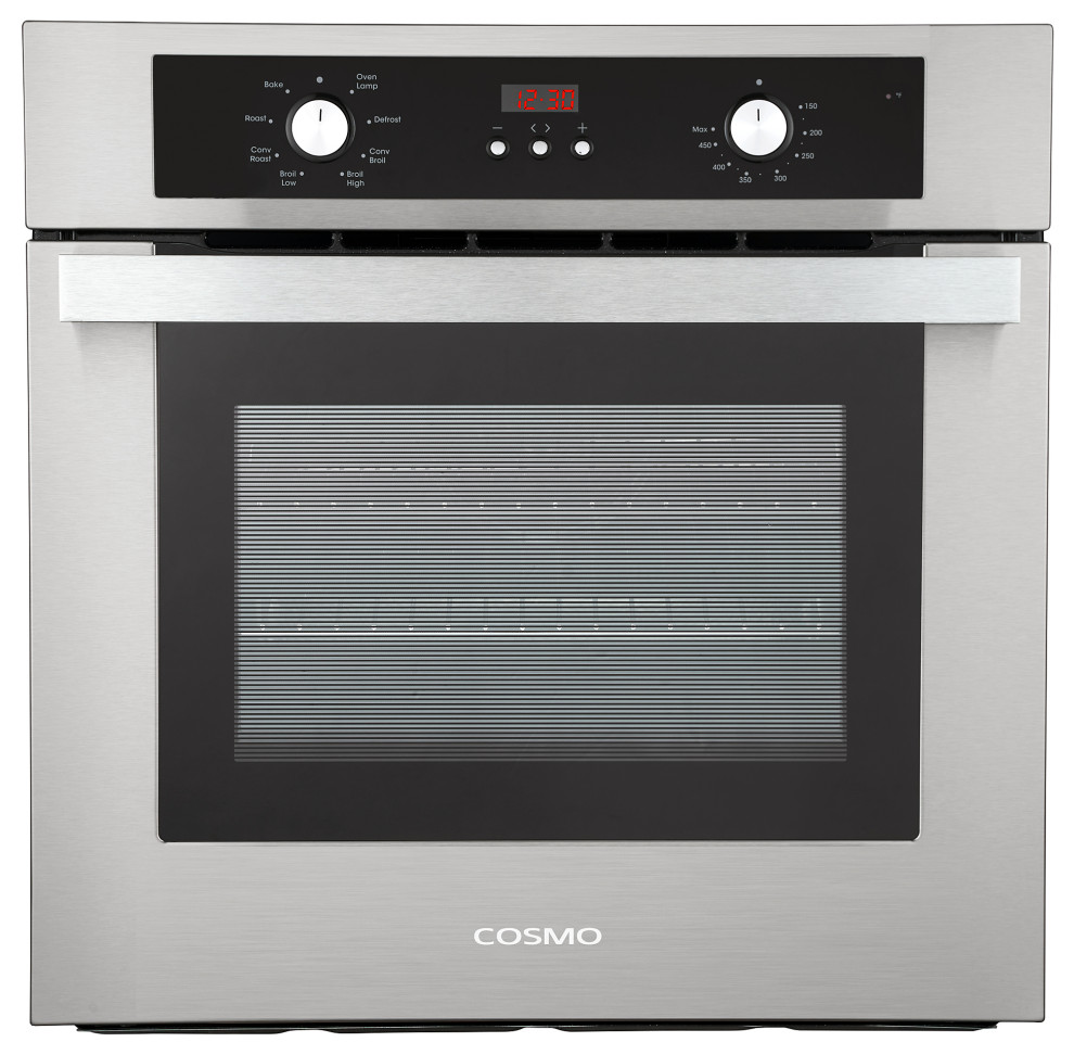 24 in. Electric Wall Oven with 8 Functions, Turbo True European