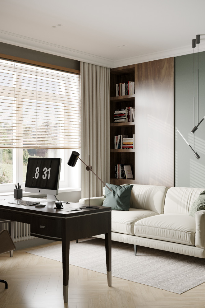 Современный таунхаус в теплой бежевой гамме