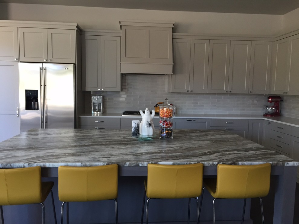 Example of a trendy kitchen design in Other