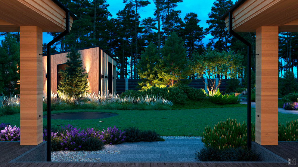 Сад в КП "Репино Парк"