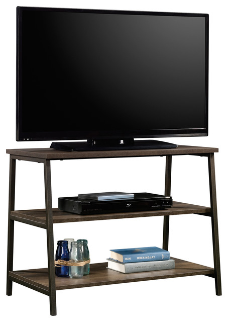 TV Stand in Smoked Oak Finish