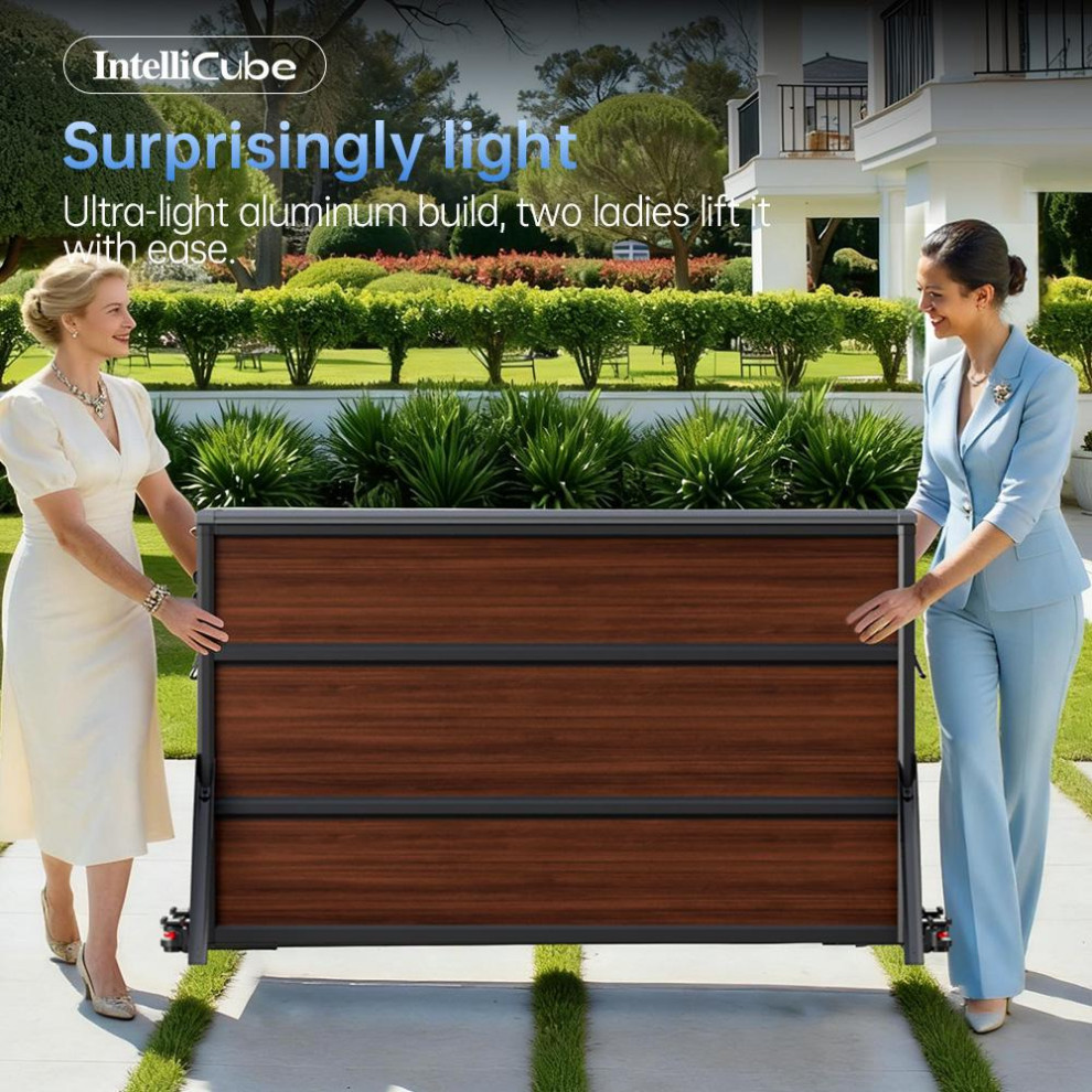 Intellicube Outdoor lift TV Cabinet 8 Unique Advantage Solutions