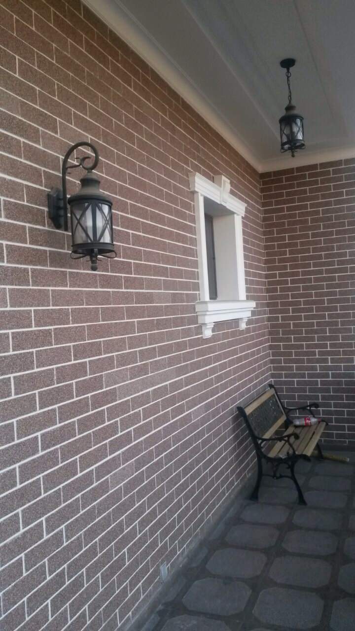 Фасад с гибким камнем