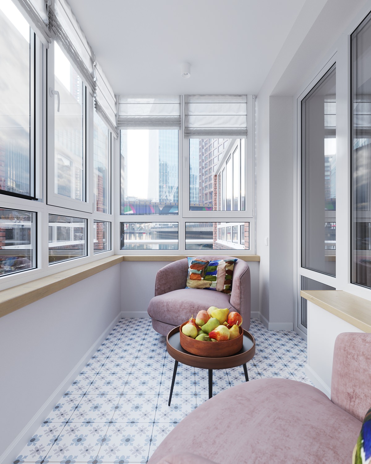 Колоритная квартира для семьи с двумя детьми (девочками)