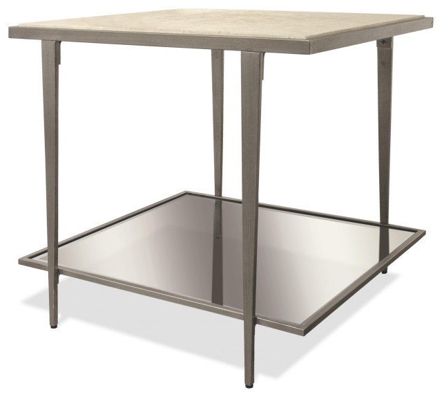 Riverside Furniture Wilshire Rectangular Side Table Transitional