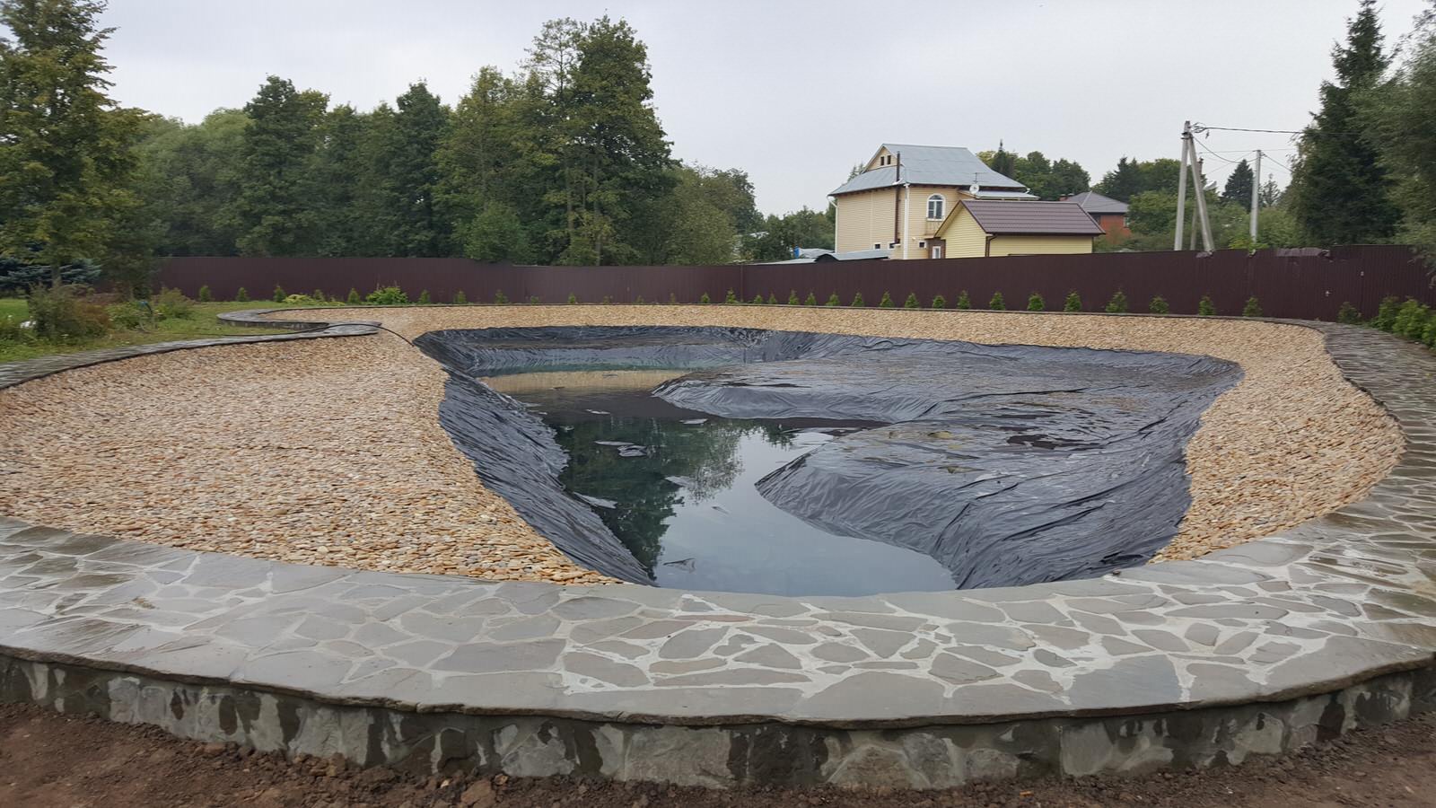 Строительство пруда для рыб