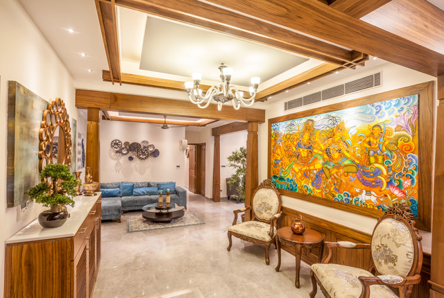 Foyer Space Indian Entrance By S Squared Architects