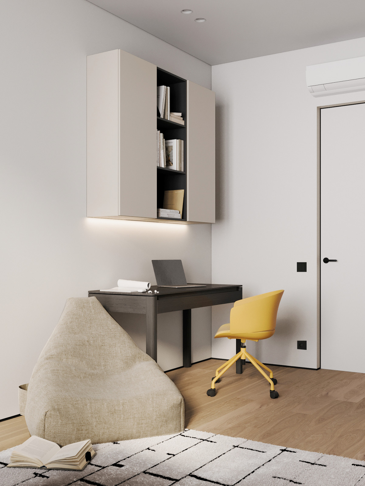 ЖК «Grand View» - квартира площадью 111,8 м2 в стиле уютный минимализм