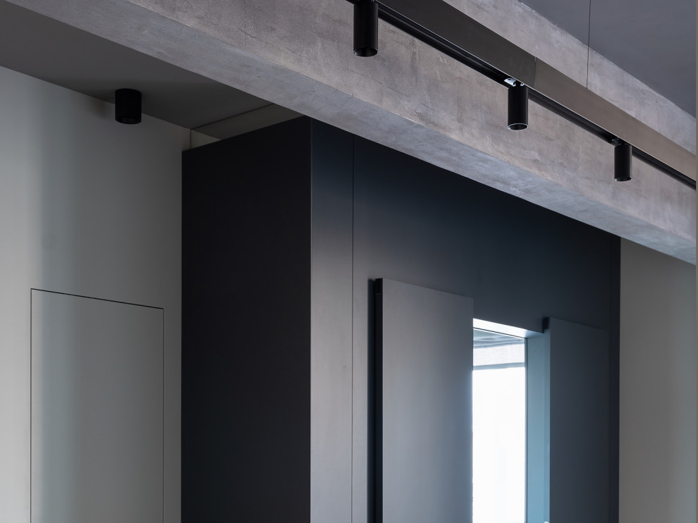 Встроенная вытяжка Konigin Flatbox Black 60 в ТВ проекте.