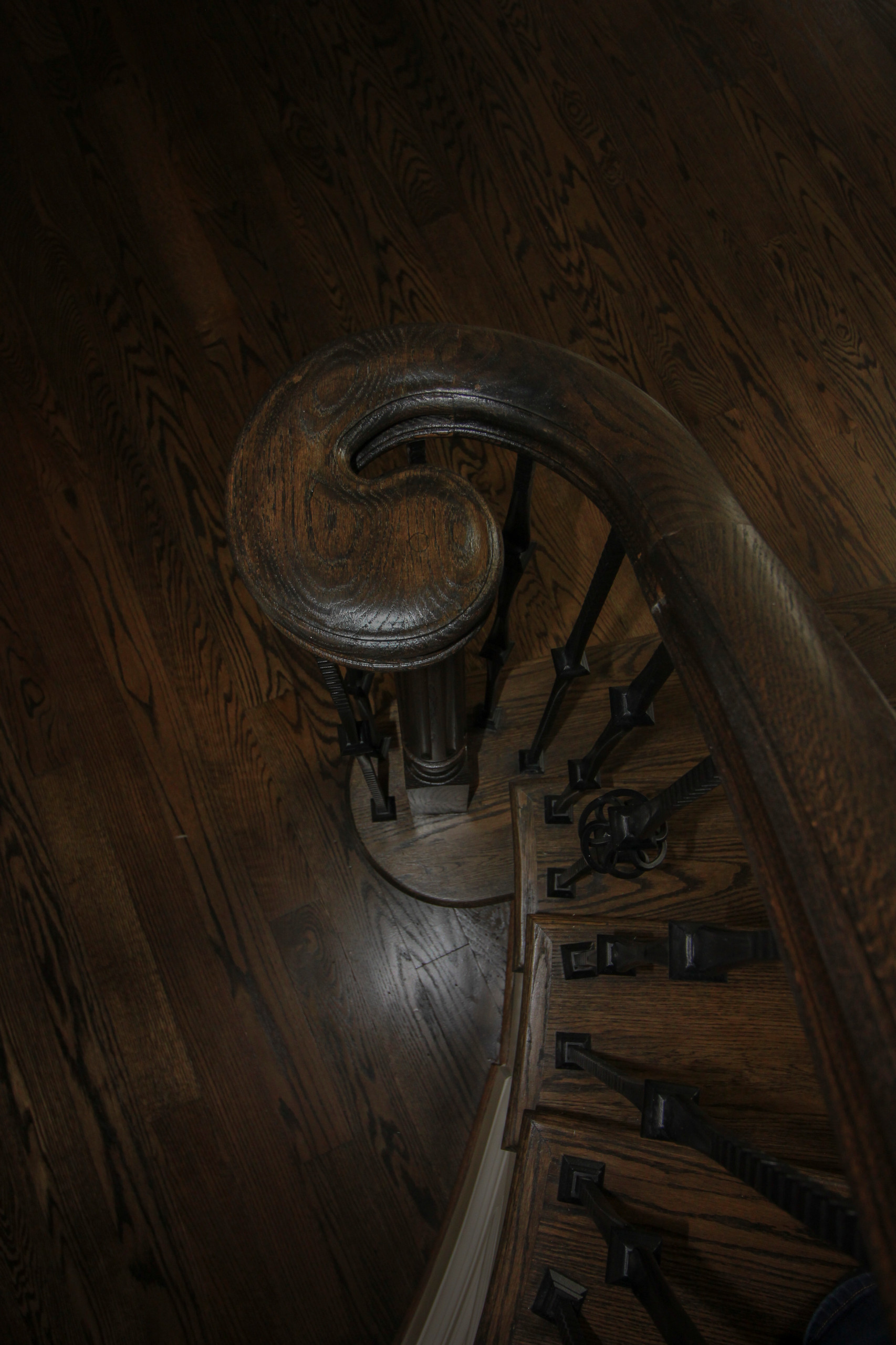 45_Inspiring Oak & Wrought Iron Balustrade in Stunning Residence, Mclean VA 2210