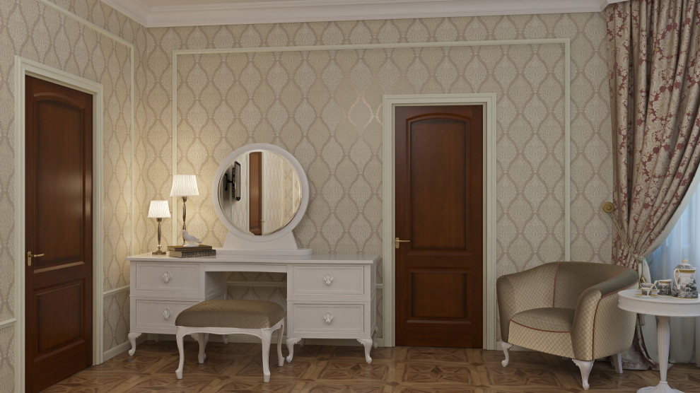 Хозяйская спальня в классическом стиле