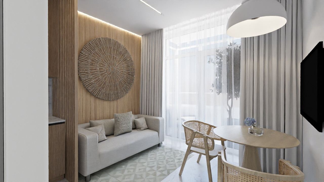 Кухня-гостиная. ЖК "Монс"