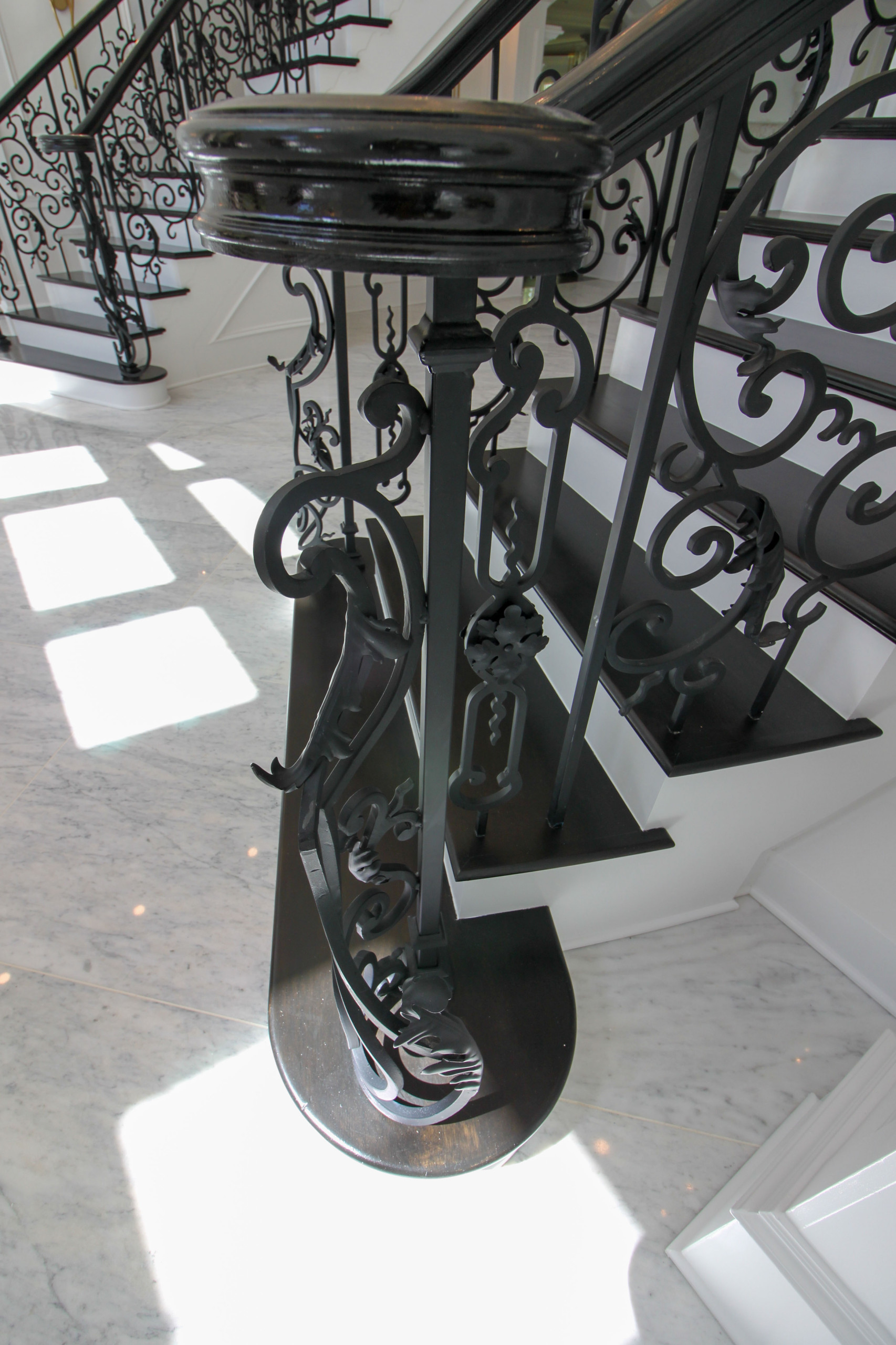 92_Grand Double Staircase in Exquisite Custom Home, Great Falls VA 22066