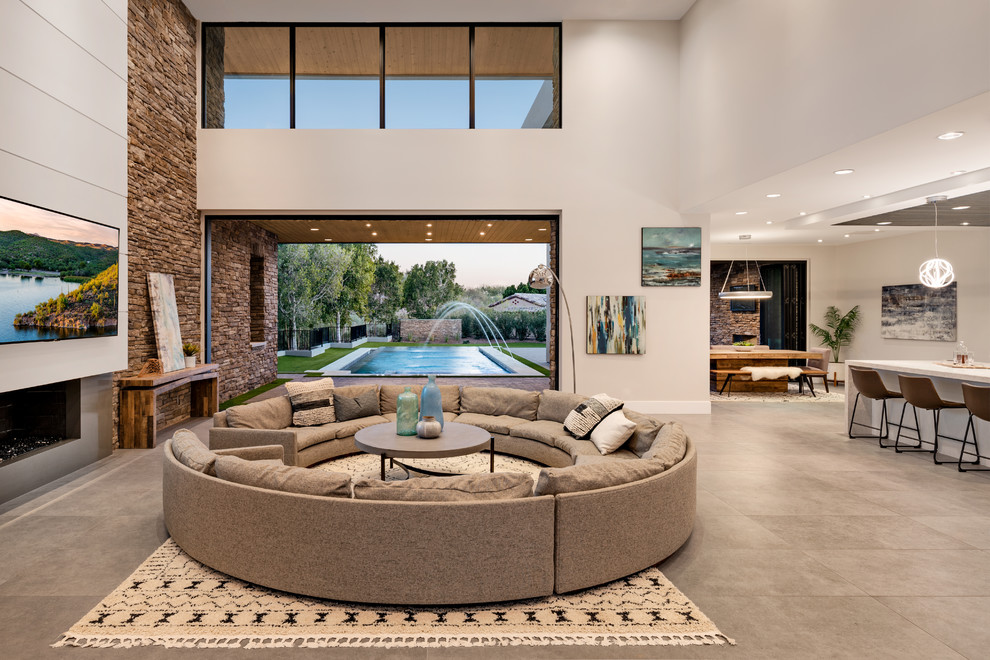 38th Place - Contemporary - Living Room - Phoenix - by CJ Gershon ...