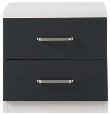 Compact Bedside Table compact bedside table (2 drawer) - modern - nightstands and Compact Bedside Table compact bedside table (2 drawer) - modern - nightstands and