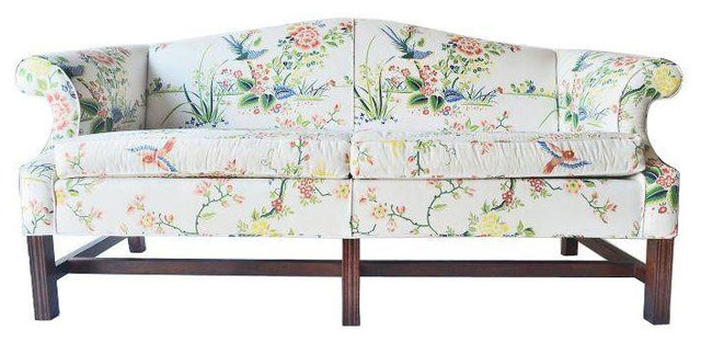 Vintage Fl Chintz Settee