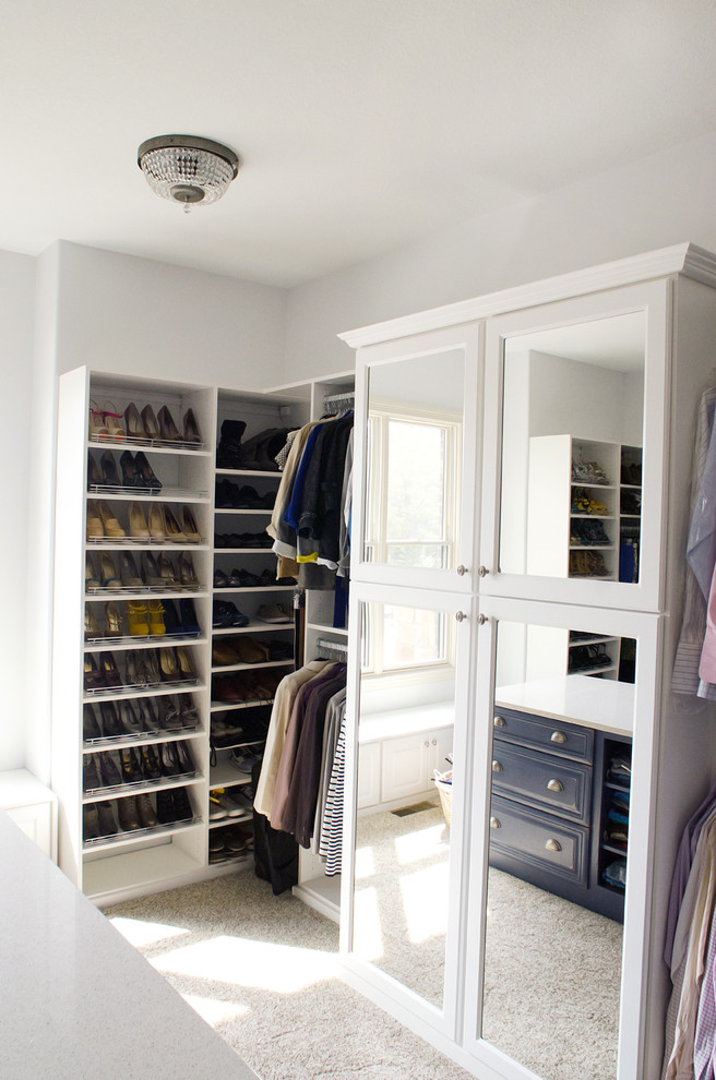 Luxurious Walk In Closet Traditional Closet Indianapolis by