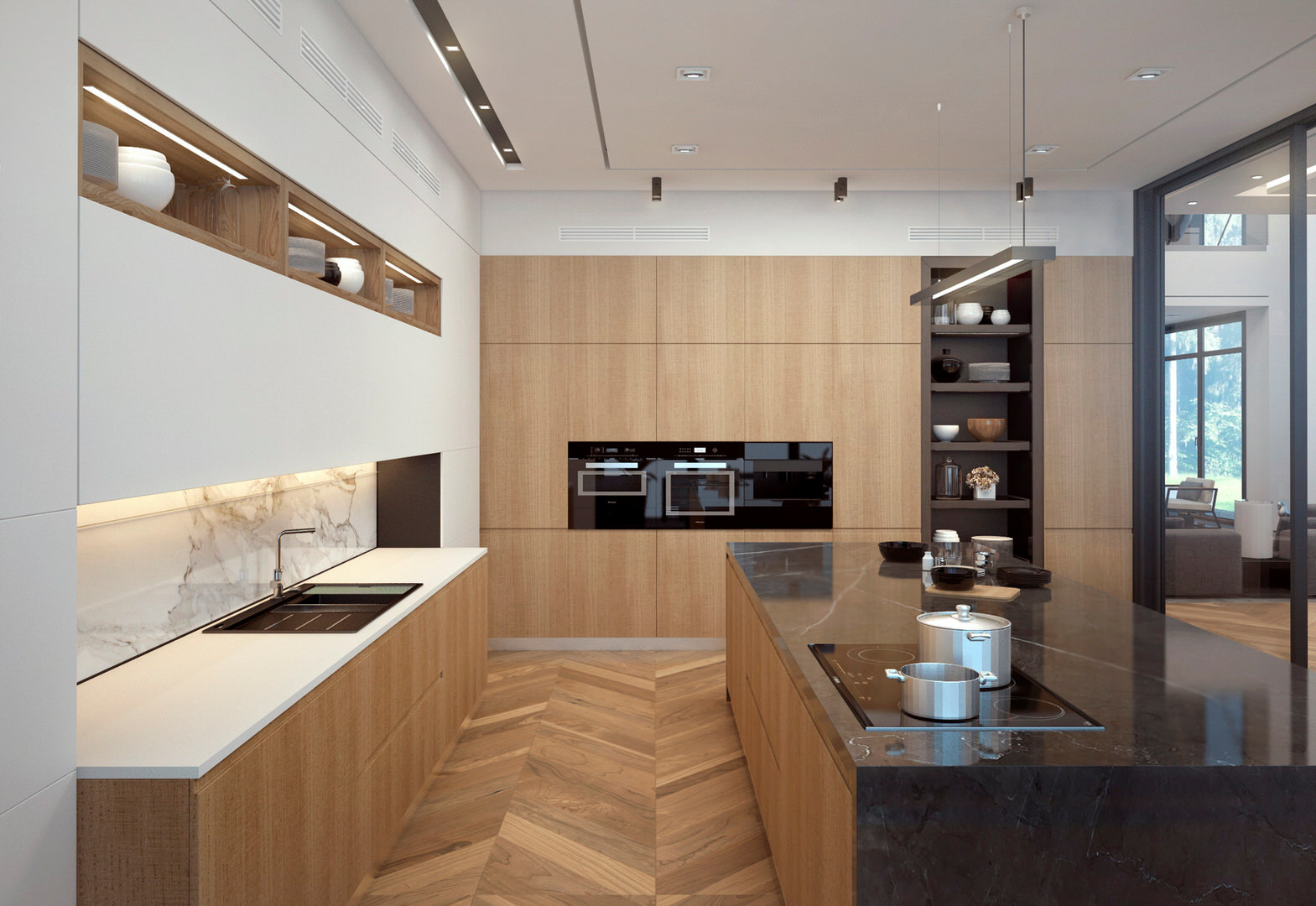 Интерьер частной виллы № 1