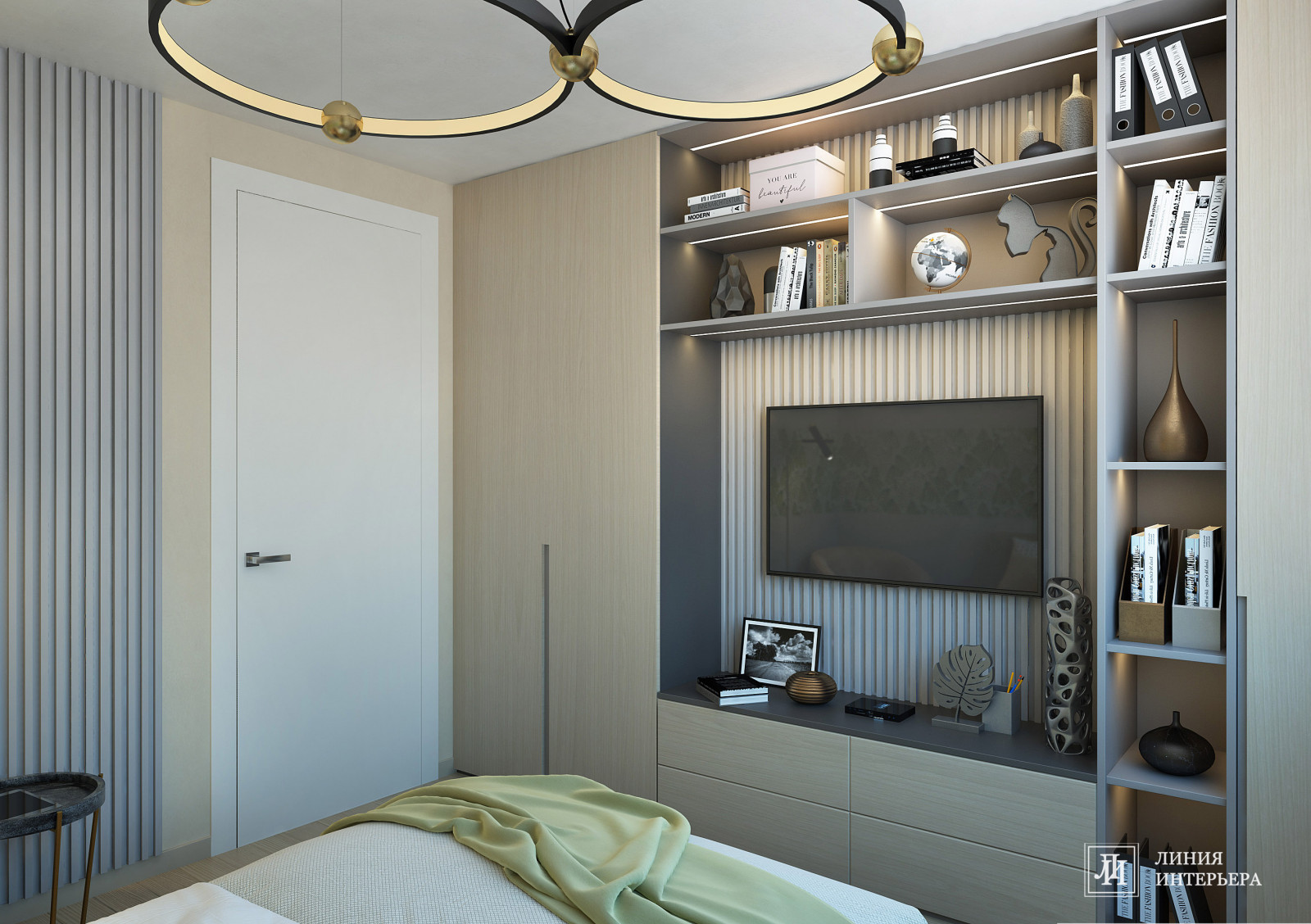 Интерьер небольшой спальни