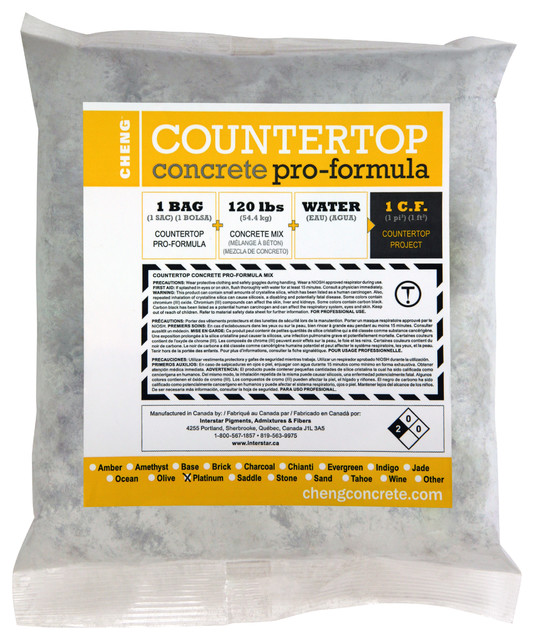 ... Countertop Pro-Formula Mix, Platinum contemporary-building-materials