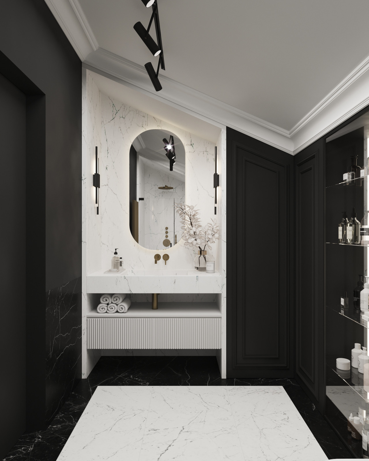 Фахверковый дом на 300 м2, в стиле ар-деко