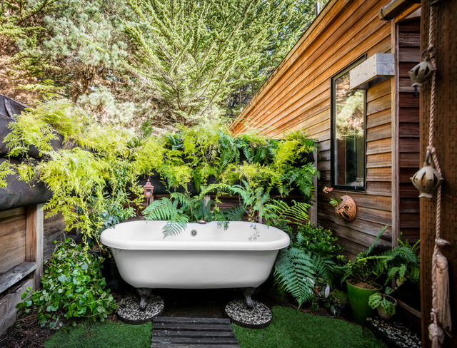 Would You Take A Soak In An Outdoor Bathtub