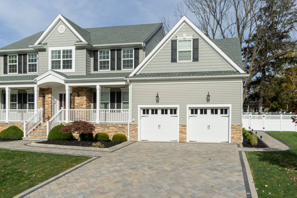 Manasquan, NJ: Front Paver Driveway & Walkways