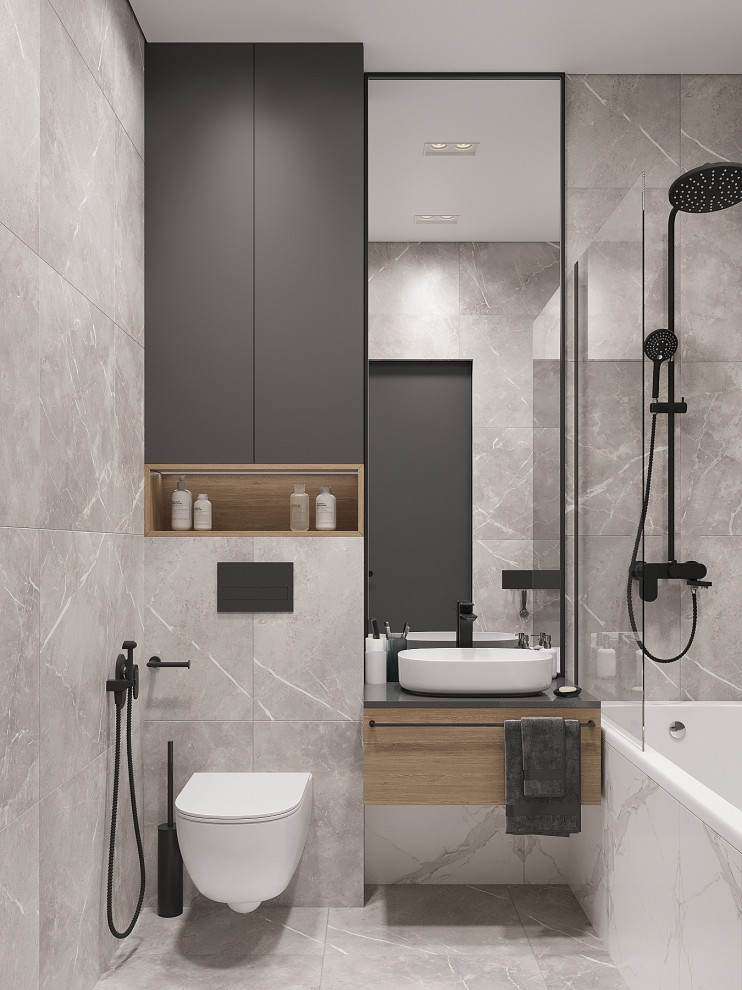 Современный интерьер в ЖК «Znak», Ижевск, 73 кв. м2