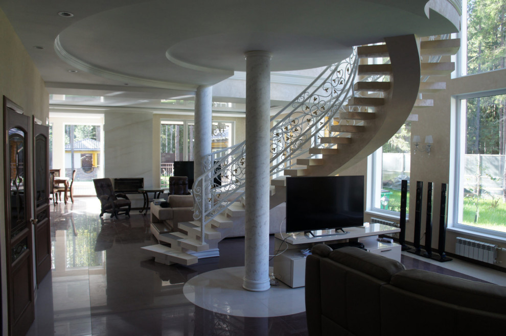 Дизайн интерьера загородного дома в Белоострове