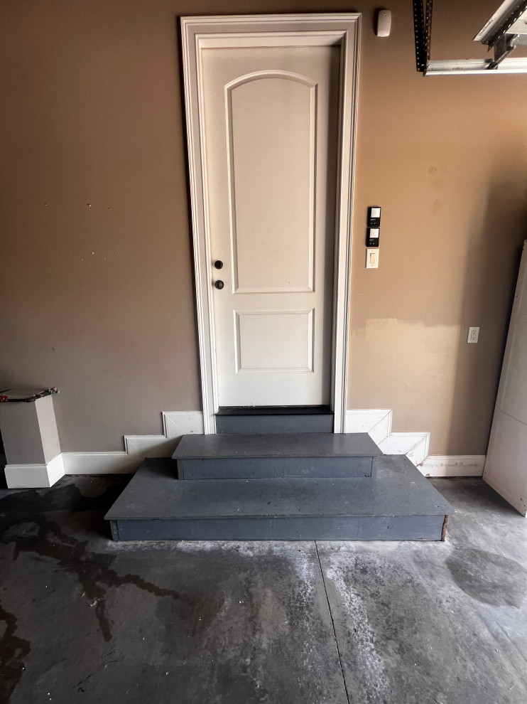 Garage Entry Steps Before