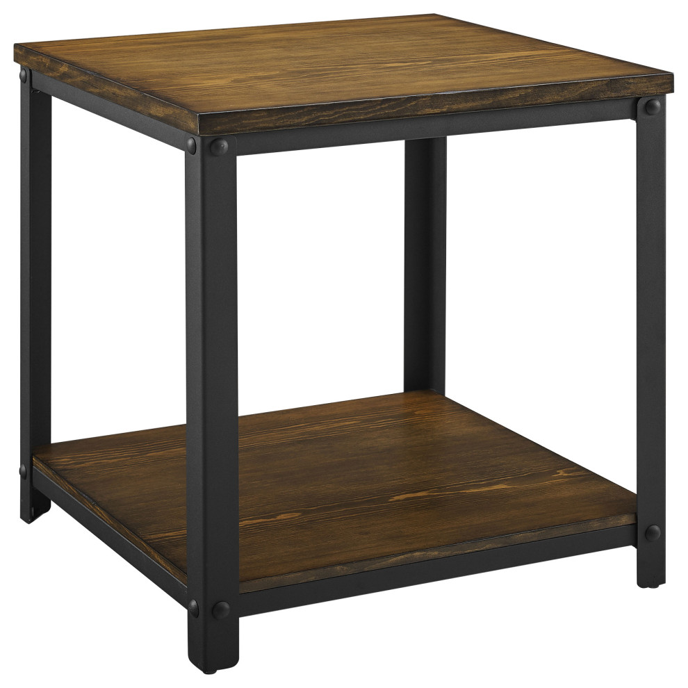 Logan End Table Industrial Side Tables And End Tables by Steve