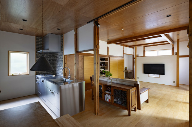 東大和の家 giapponese-moderno-cucina