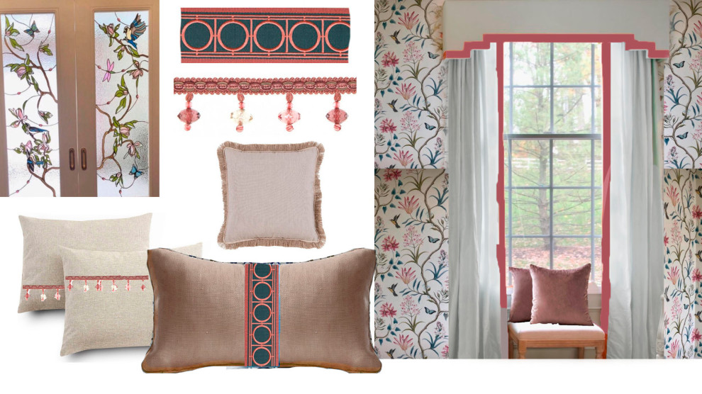 Наши коллажи для текстильных проектов