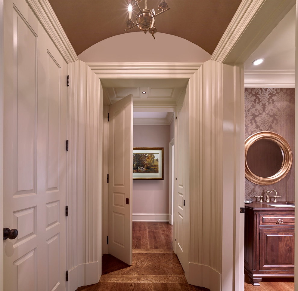 This is an example of a transitional hallway in Wilmington.