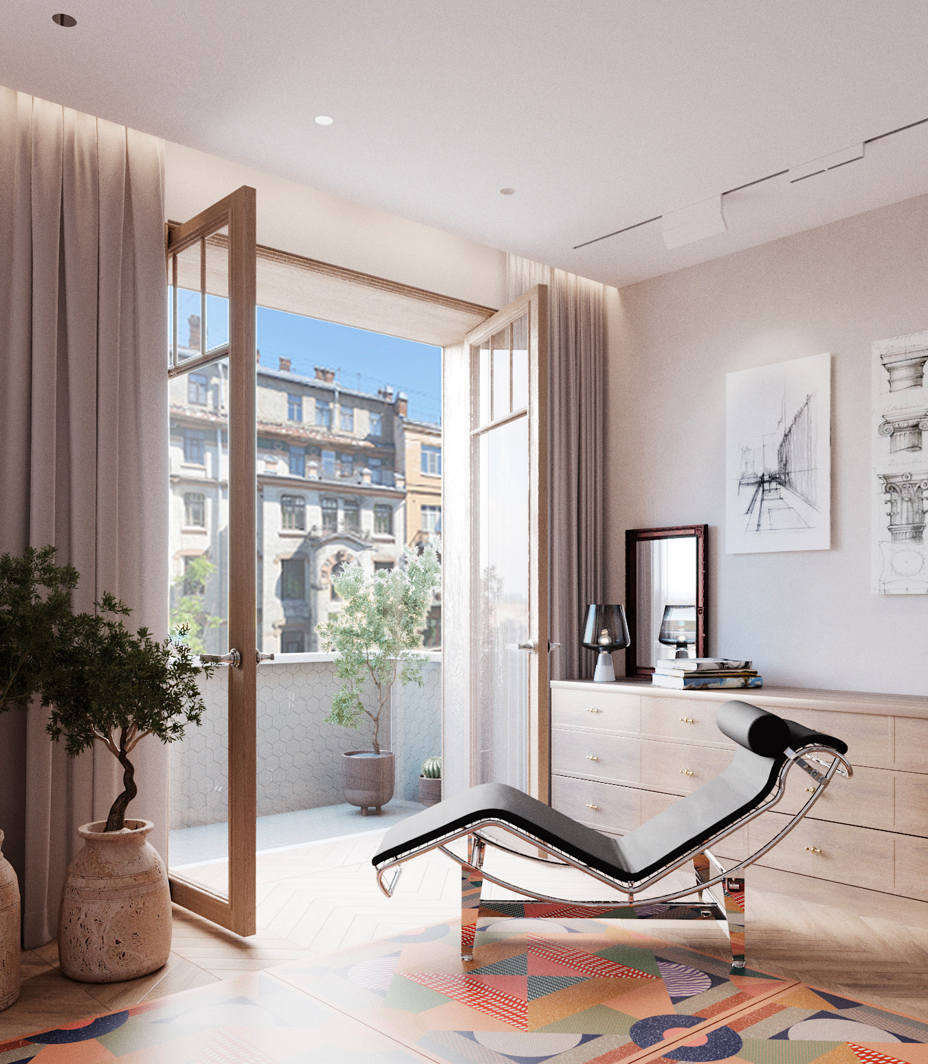 Квартира с художественной мастерской