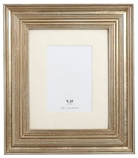 Eliza Gilt Picture Frame, 8 x 10" Wide Frame, Champagne Gilt finish